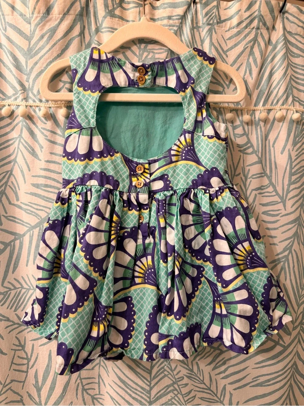 OshKosh B'gosh Girls’ Aqua, Blue and White Twirl Dress ⭐️3 for $20⭐️